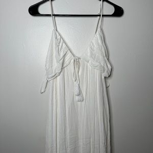 White dress - kiara midi dress